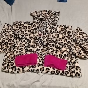 Pj Couture Cheetah Print Sleepwear w/ Cat Ears
